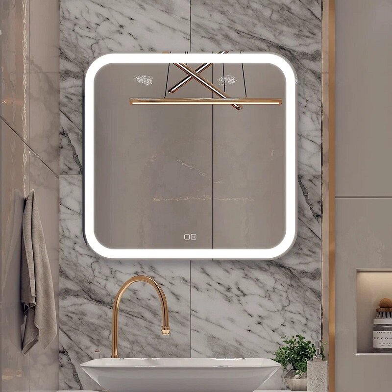 Изображение товара Зеркало Silver Mirrors Stiv neo с LED-подсветкой и подогревом, 70x68 см Изображение товара Зеркало Silver Mirrors Stiv neo с LED-подсветкой и подогревом, 70x68 см