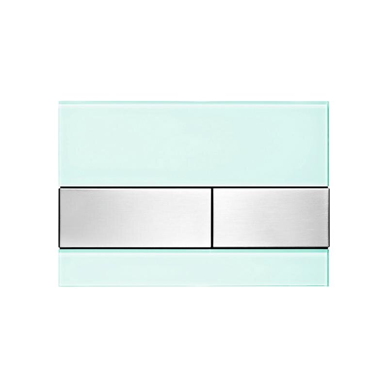 Изображение товара Клавиша смыва TECE Square 9240804, стекло зеленое, механическая