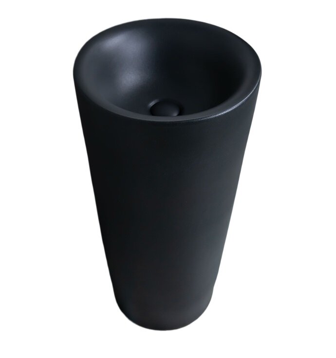 Изображение товара Раковина Gid Autonomo Nb130bg 81110, 40 см, фаянс, напольная, черный графит