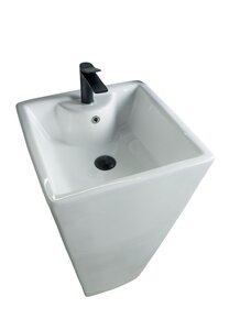 Изображение товара Раковина напольная Gid Autonomo Nb145 46 см белая с отверстием для смесителя