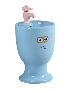 Изображение товара Раковина Gid Aventura Nb193-BU 37см голубая для детей напольная