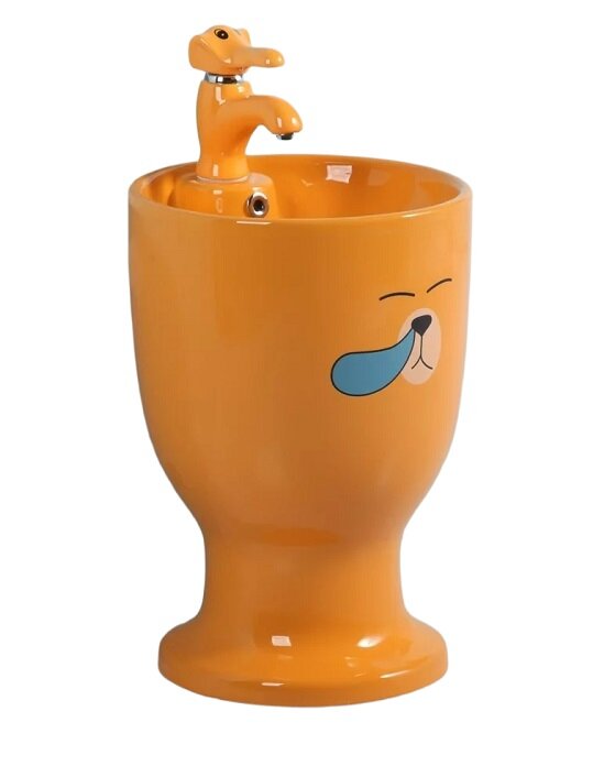 Изображение товара Раковина Gid Aventura Nb193-OR 69913 для детей 37 см оранжевая