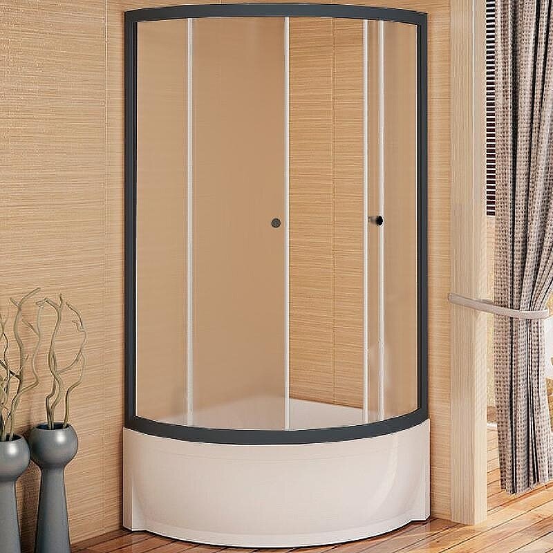 Изображение товара Душевой уголок Радомир Соул 1 90x90 с высоким поддоном и матовым стеклом