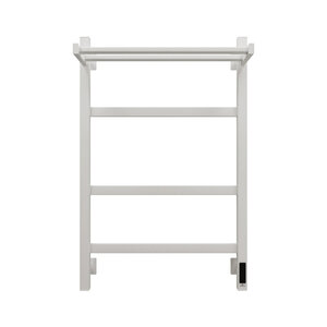 Изображение товара Полотенцесушитель электрический Grota Tela 530х800 RAL9016 EL, ширина 50 см, высота 80 см, с полкой, цвет белый