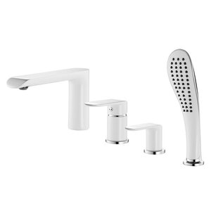 Изображение товара Смеситель Iddis Calipso CALSB42i07 на борт ванны, белый