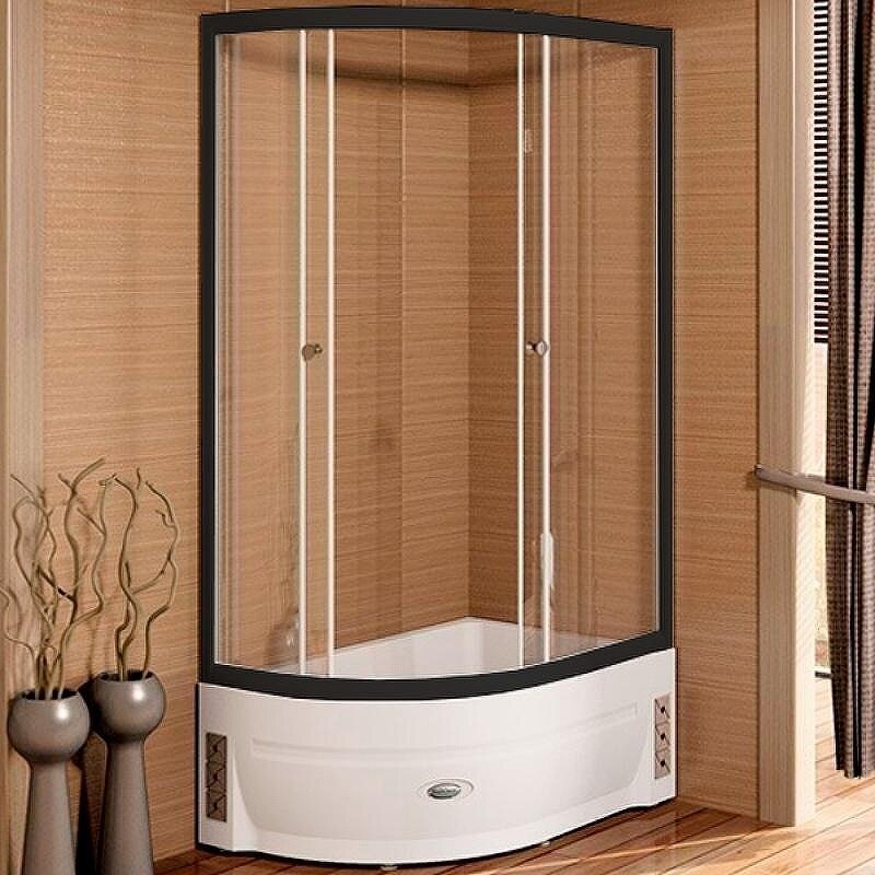 Изображение товара Душевой уголок Радомир Соул 2 120x80 правосторонний с высоким поддоном стекло 6 мм