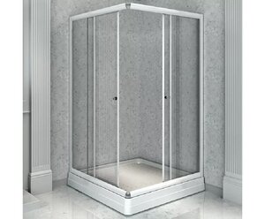 Изображение товара Душевой уголок Радомир Дрим 1-03-1-0-0-0070, 80 x 80 см, стекло прозрачное, профиль белый