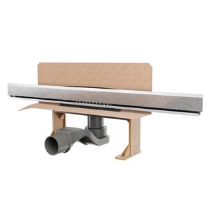 Изображение товара Дренажный канал Huppe AmbianCE 47H0035000000007, 60 см, с щелевой вставкой, серебро матовое