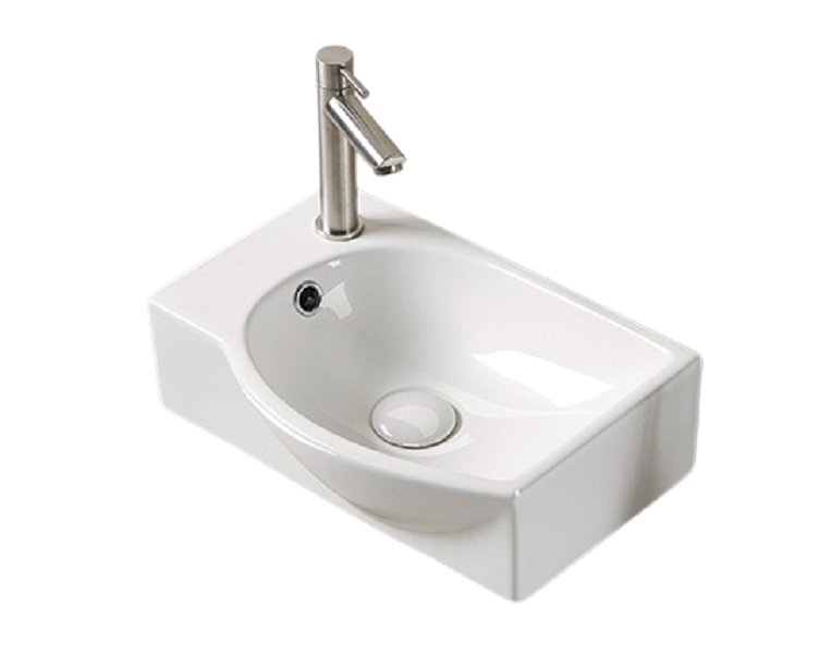 Изображение товара Раковина Gid Suspendido N9276 61130L/61130R, 40 см, фаянс, левая/правая, белая
