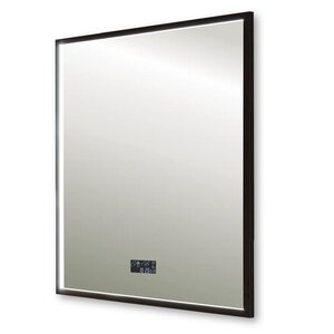 Изображение товара Зеркало Silver Mirrors Эдисон - метео LED-00002807, 60 х 80 см, с LED-подсветка, бесконтактный сенсор, погодный модуль