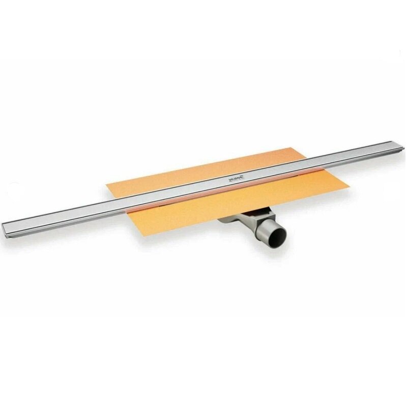 Изображение товара Дренажный канал Huppe Virtuoso 60 см, матовый сатин, встроенный