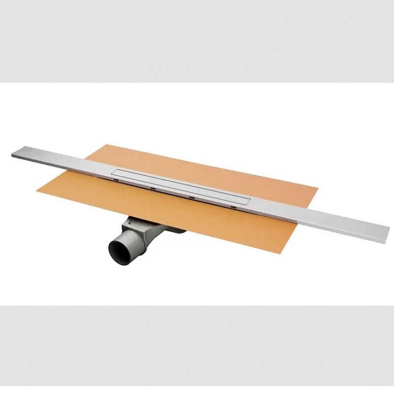 Изображение товара Дренажный канал Huppe River 60 см матовый сатин сталь водоотвод для душа