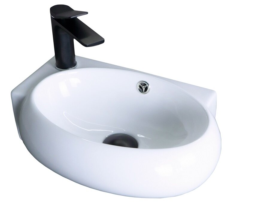 Изображение товара Раковина Gid Suspendido N9100 61103L/61103R, 43 см, фаянс, левая/правая, белая
