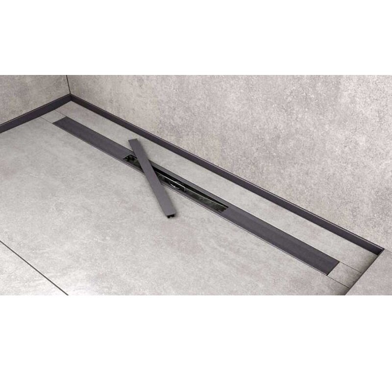 Изображение товара Дренажный канал Huppe River 47H003600000TS02 80 см в стиле сатин матовый