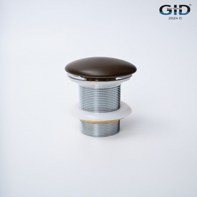 Изображение товара Донный клапан для раковины Gid Minucia Br100 74406K, без перелива, Clik-Clak, коричневый матовый Изображение товара Донный клапан для раковины Gid Minucia Br100 74406K, без перелива, Clik-Clak, коричневый матовый