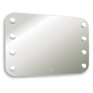 Изображение товара Зеркало Silver Mirrors Tony LED-00002479, 80 х 55 см, сенсор, 8 ламп, смена цвета