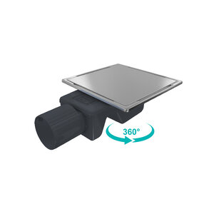 Изображение товара Душевой трап RGW SDR-15, 60211515-01, 15 х 15 см,  решетка хром