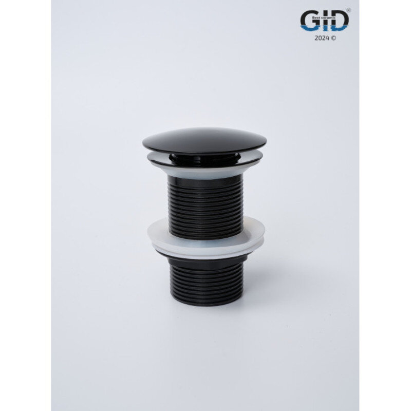 Изображение товара Донный клапан для раковины Gid Minucia G-54BL 76601K без перелива черный