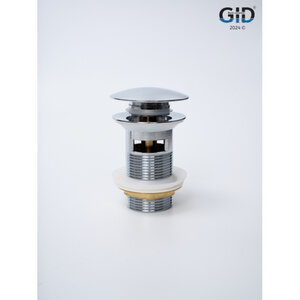 Изображение товара Донный клапан для раковины Gid Minucia Ch100-1 73303K, с переливом, Clik-Clak, хром