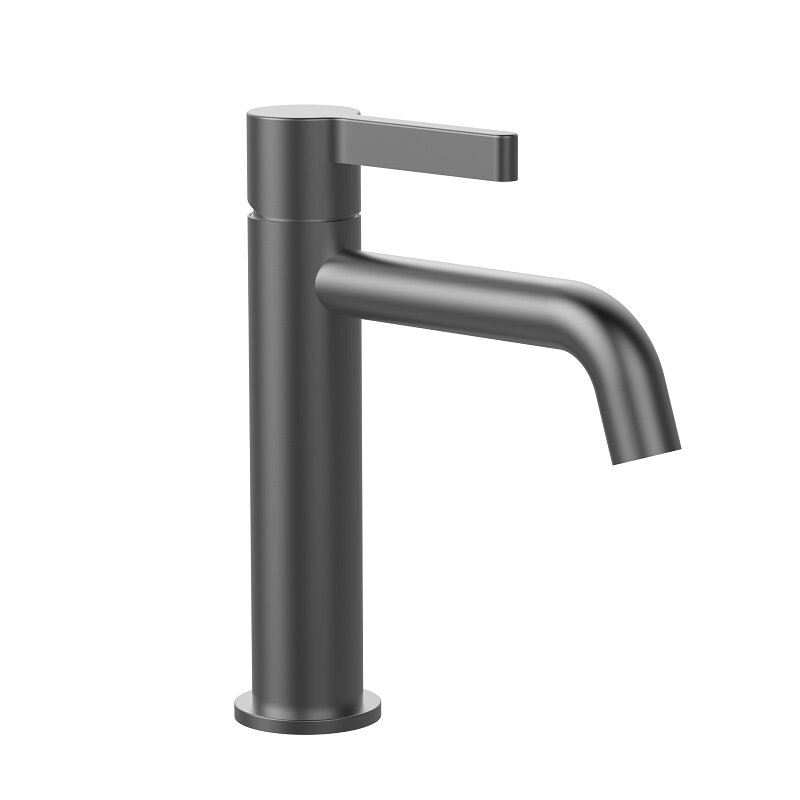 Изображение товара Смеситель для раковины Vincea Villa VBF-1VL1GM вороненая сталь с однорычажным управлением