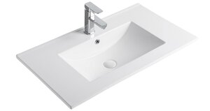 Изображение товара Раковина Gid Integrado 9080e 71104 белая прямоугольная 81 см для ванной