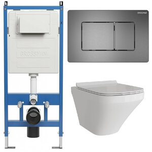 Изображение товара Комплект Grossman Classic 97.4440S.04.42M, инсталляция 900.K31.01.000 с безободковым унитазом GR-4440S белый, сиденье микролифт, клавиша смыва графит сатин 700.K31.04.42M.42M Изображение товара Комплект Grossman Classic 97.4440S.04.42M, инсталляция 900.K31.01.000 с безободковым унитазом GR-4440S белый, сиденье микролифт, клавиша смыва графит сатин 700.K31.04.42M.42M