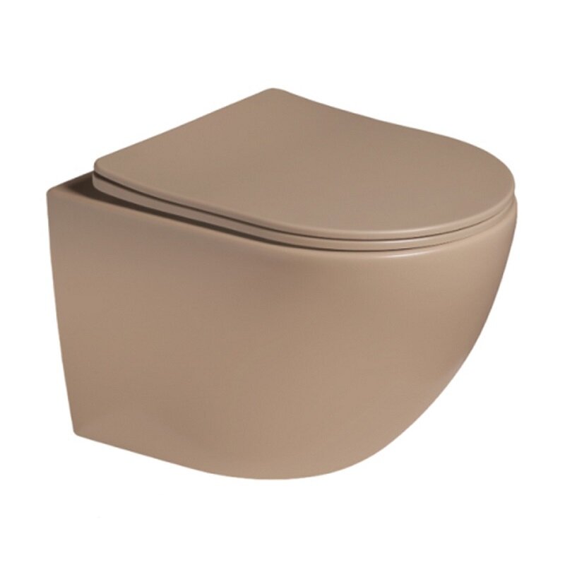 Изображение товара Подвесной унитаз SantiLine SL-5005T-KH безободковый с микролифтом торнадо