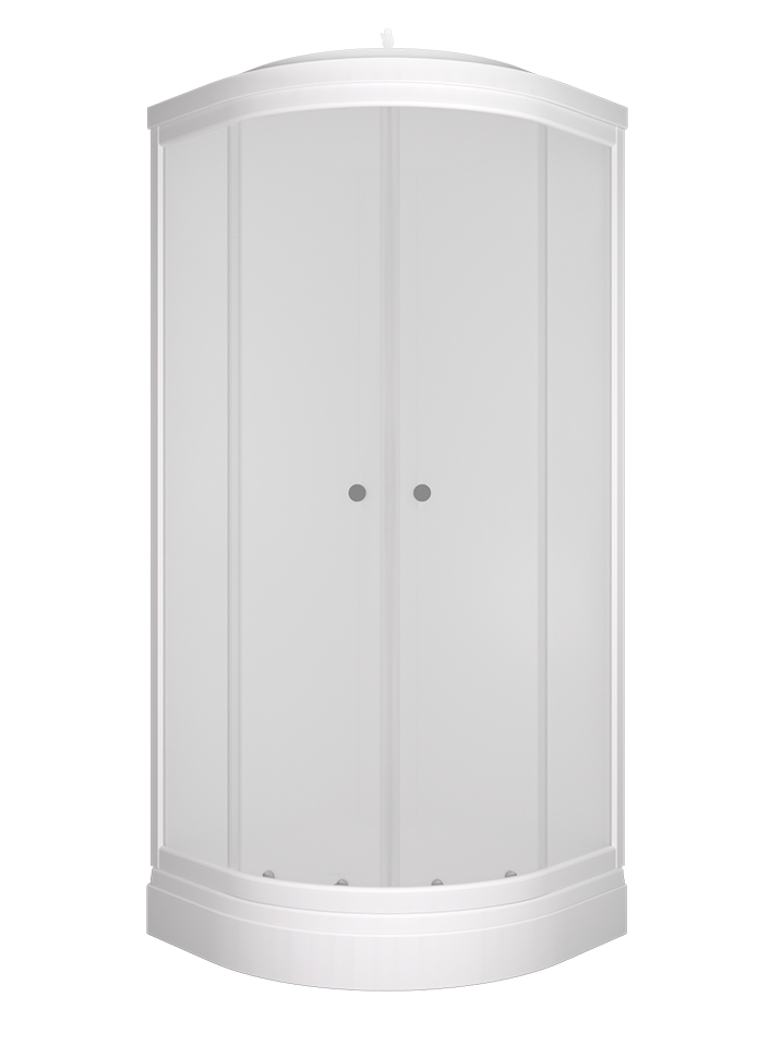 Изображение товара Душевая кабина Triton Ультра Щ0000064622, 80 x 80 см, поддон А 17 см, стекло Вельвет, профиль белый