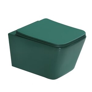 Изображение товара Подвесной безободковый унитаз SantiLine SL-5007T-G с микролифтом и торнадо