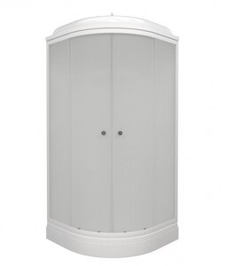 Изображение товара Душевая кабина Triton Экстра Щ0000066360, 88 x 88 см, поддон низкий А, стекло Вельвет, профиль белый