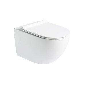 Изображение товара Унитаз подвесной SantiLine SL-5002T безободковый с микролифтом