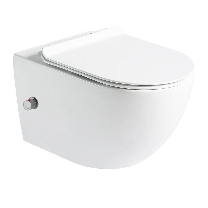 Изображение товара Унитаз SantiLine SL-5002T-SM/BD безободковый с функцией биде