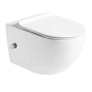 Изображение товара Унитаз SantiLine SL-5002T-SM/BD безободковый с функцией биде