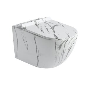 Изображение товара Подвесной безободковый унитаз SantiLine SL-5002T-MM с торнадо и микролифтом