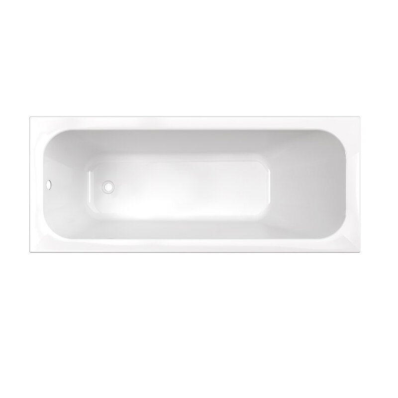 Изображение товара Акриловая ванна Triton Ника 170x75 см, белая, встраиваемая, гарантия 2 года