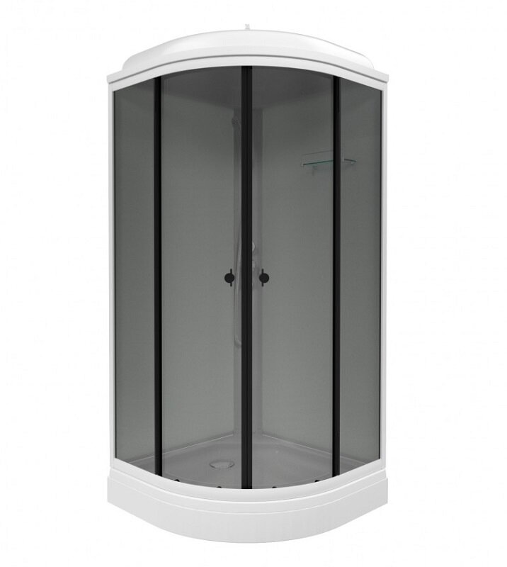 Изображение товара Душевая кабина Triton Грэй 90x90 см с крышей стекло тонированное