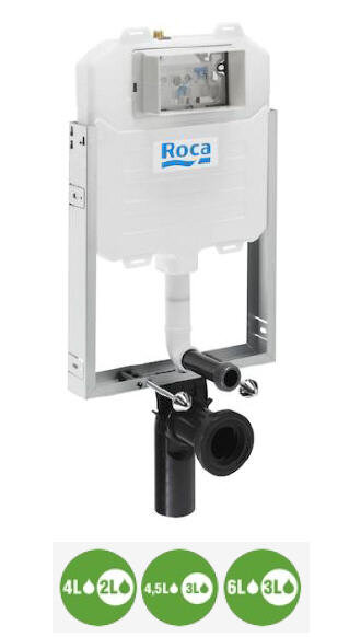 Изображение товара Смывной бачок скрытого монтажа Roca Basic WC Compact 890080120 для кирпичных стен
