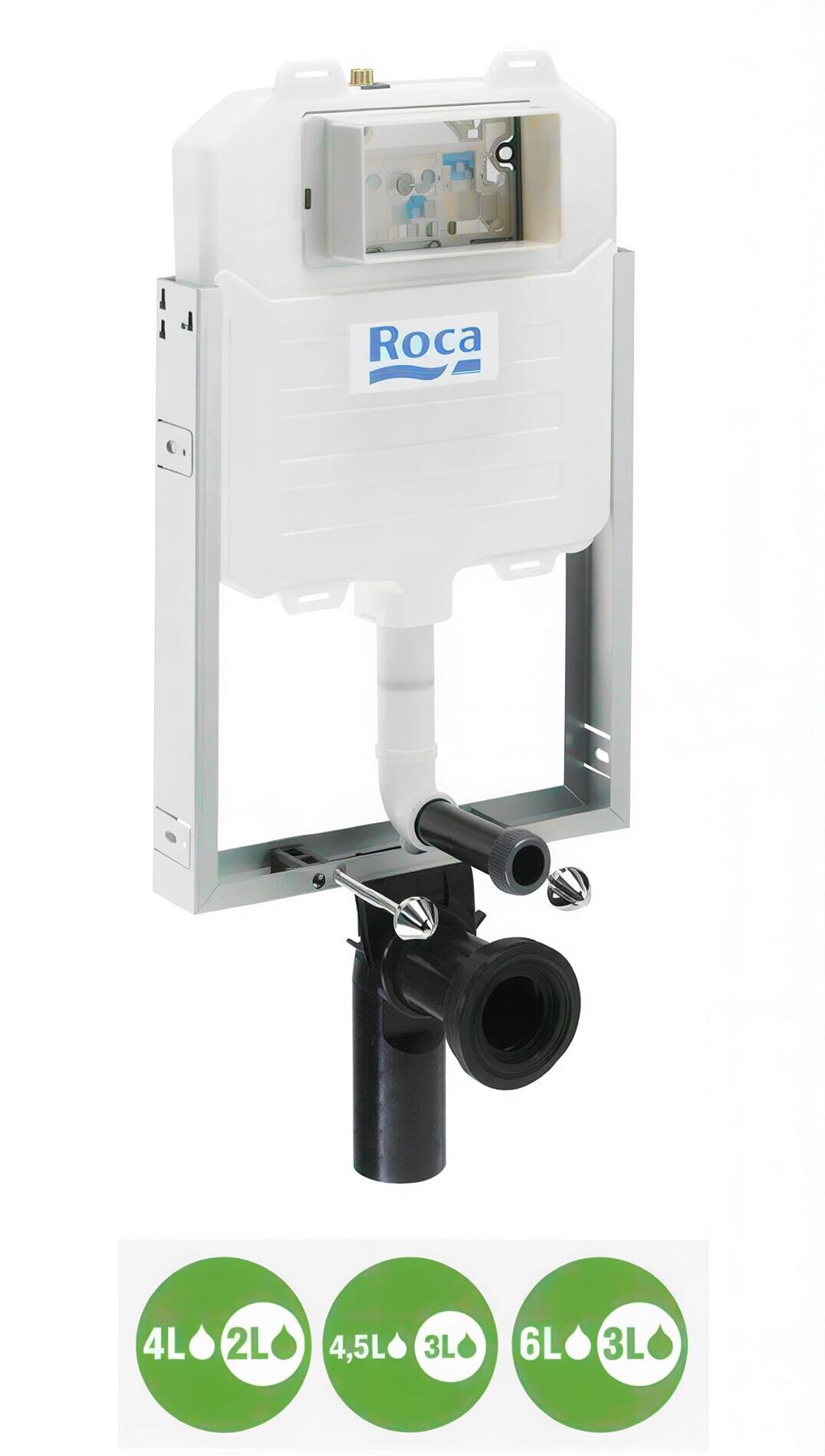 Изображение товара Смывной бачок скрытого монтажа Roca Basic WC Compact 890080120 для кирпичных стен Изображение товара Смывной бачок скрытого монтажа Roca Basic WC Compact 890080120 для кирпичных стен