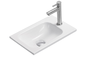 Изображение товара Раковина Gid Integrado N3340 71170 40 см фаянс белая - стильное встраиваемое решение для ванной