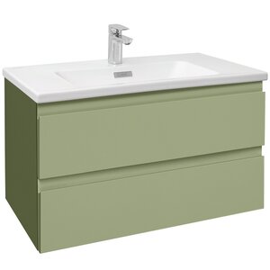 Изображение товара Тумба под раковину Jacob Delafon Madeleine EB2053-JSH, 80 см, шалфей матовый