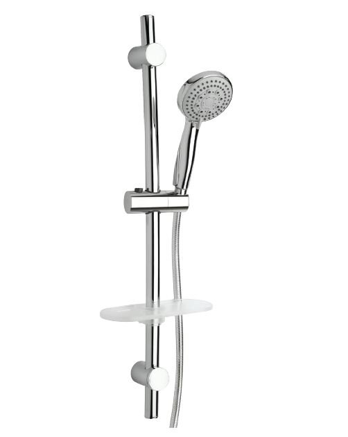 Изображение товара Душевой гарнитур Paini Monza 50CR124/P20 с мыльницей и 5 режимами