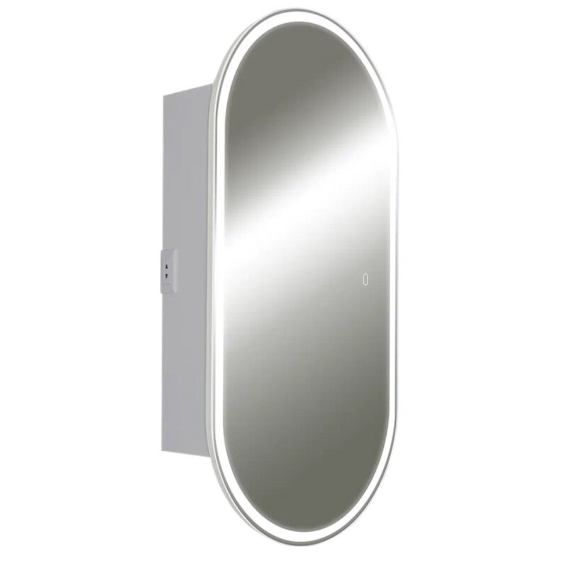 Изображение товара Зеркальный шкаф с LED-подсветкой Silver Mirrors Soho Lite 50х100 см