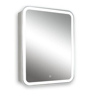 Изображение товара Зеркальный шкаф Silver Mirrors Фиджи LED 50x75 см с подсветкой белый