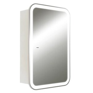 Изображение товара Зеркальный шкаф Silver Mirrors Фиджи Flip LED-00002656, 50 см, с LED-подсветкой, бесконтактный сенсор, цвет белый