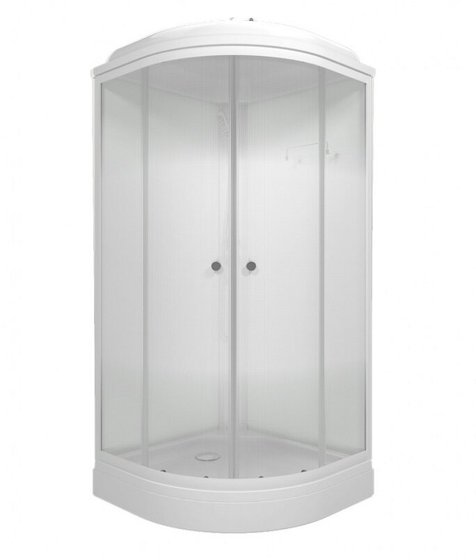 Изображение товара Душевая кабина Triton Лайт 90x90 см с крышей и стеклом с рисунком