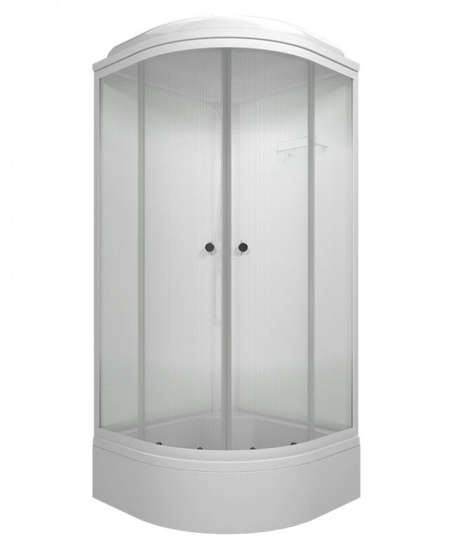 Изображение товара Душевая кабина Triton Лайт 90x90 см с крышей и раздвижными дверями