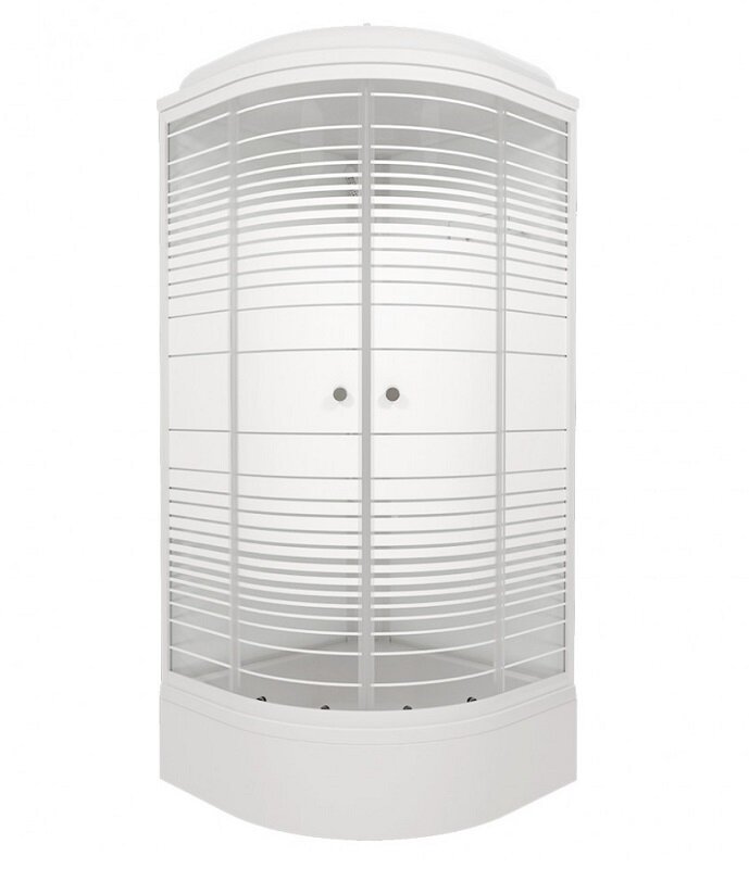 Изображение товара Душевая кабина Triton Стандарт 90x90 см с раздвижной дверью и крышей