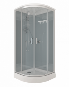 Изображение товара Душевая кабина Triton Прайм-Сатин 90x90 см с крышей и стеклом 4 мм
