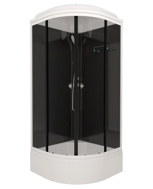 Изображение товара Душевая кабина Triton Топ Щ0000065702, 90 x 90 см, поддон средний В, стекло прозрачное, профиль белый Изображение товара Душевая кабина Triton Топ Щ0000065702, 90 x 90 см, поддон средний В, стекло прозрачное, профиль белый