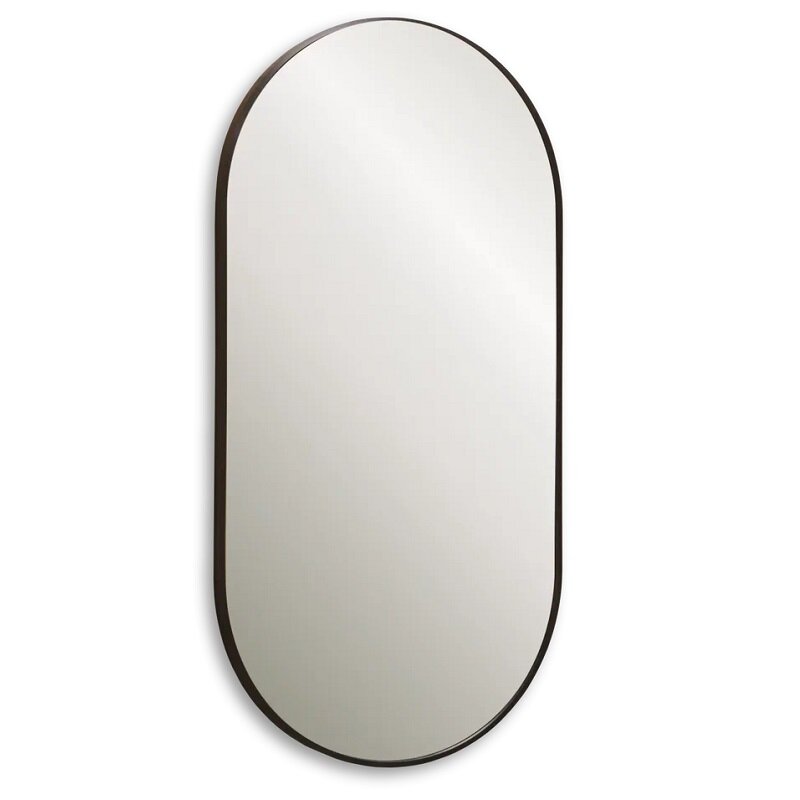 Изображение товара Зеркало Silver Mirrors Aurora ФР-00002533, 50 х 100 см, рама алюминиевый профиль, цвет черный